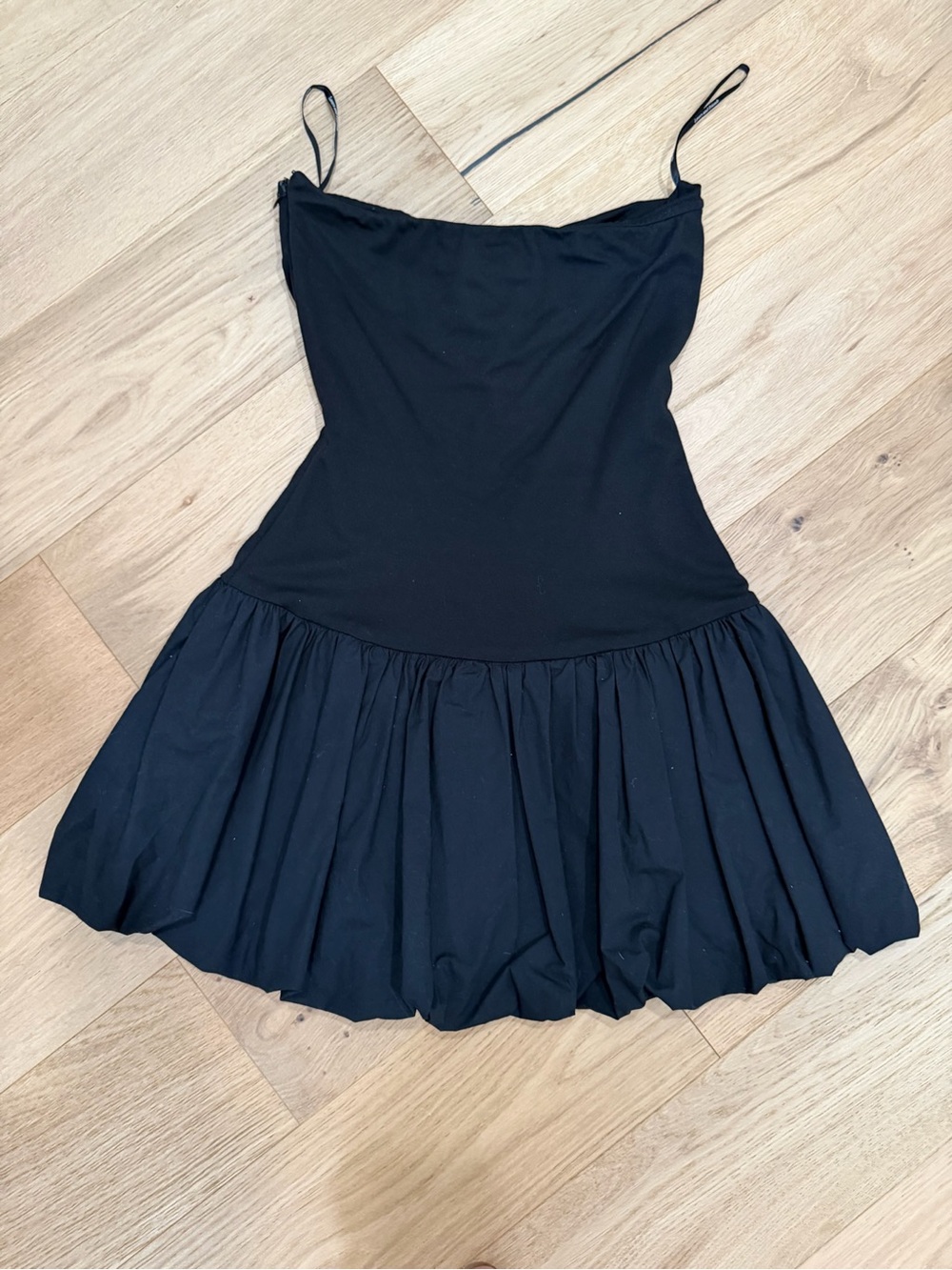 Lovers + Friends Black Strapless Mini Dress